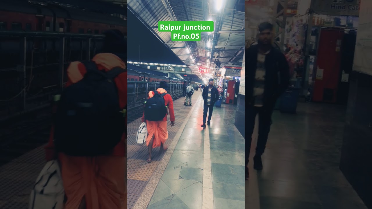 Raipur junction railway station platform number 05