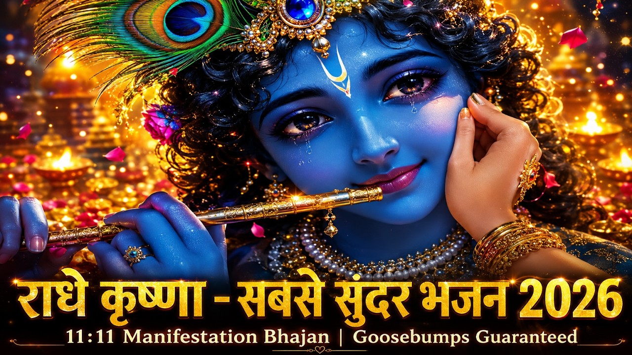 Shri Krishna Govinda Hare Murari | Hey Nath Narayan Vasudeva | 4K 3D Animation Krishna Bhajan