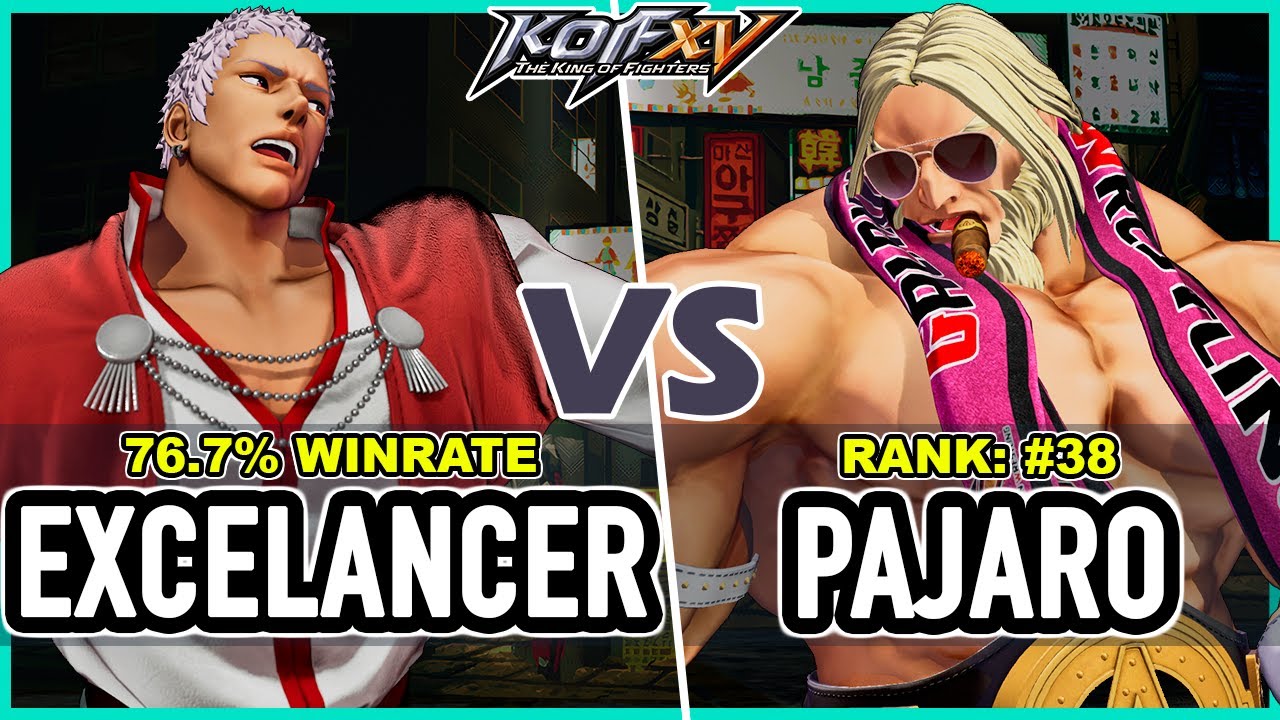 KOF XV 🔥 Excelancer (Geese/O.Yashiro/O.Chris) vs Pajaro (Gato/Antonov/Dolores) 🔥 Steam