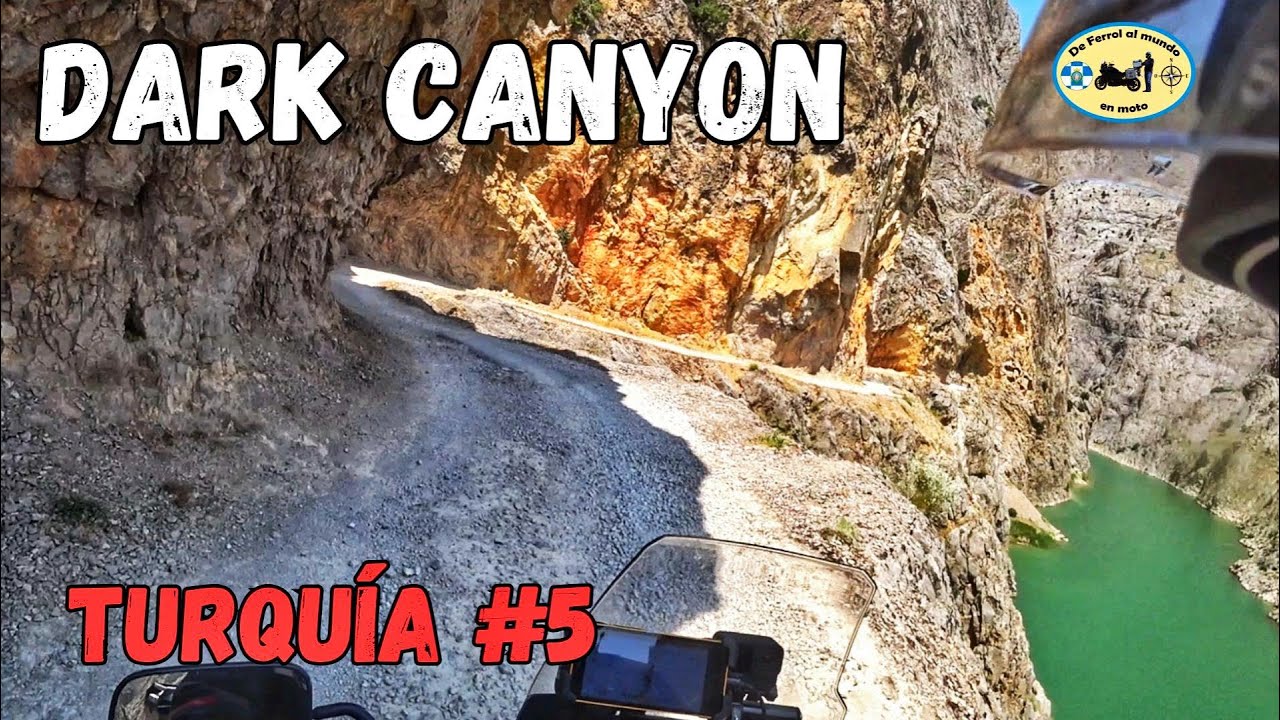 Dark Canyon  de Kemaliye (Taş yolu) #turquia5 ✌️🏍️