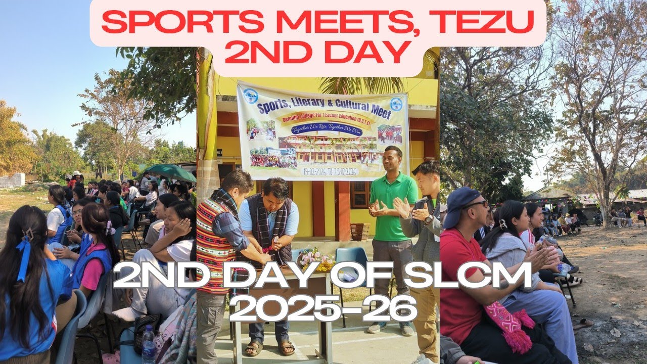 2nd day SLCM intense  game😮 ||#todamiwuvlog #sportsmeettezu #arunachalpradesh 