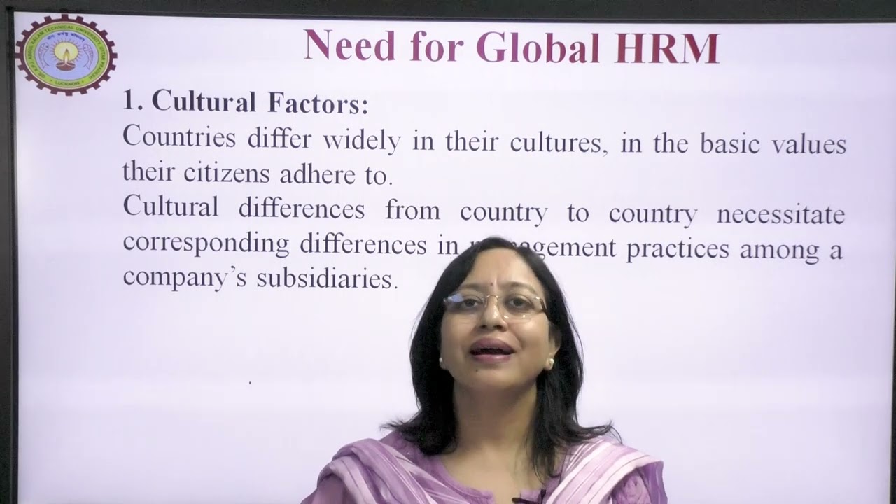 Global Human Resource Management