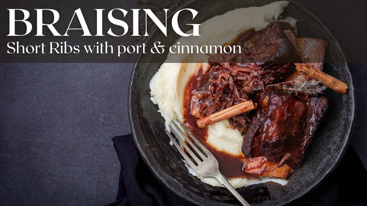 Melt-in-Your-Mouth Beef Short Ribs Braised in a Rich Port & Spice Sauce
