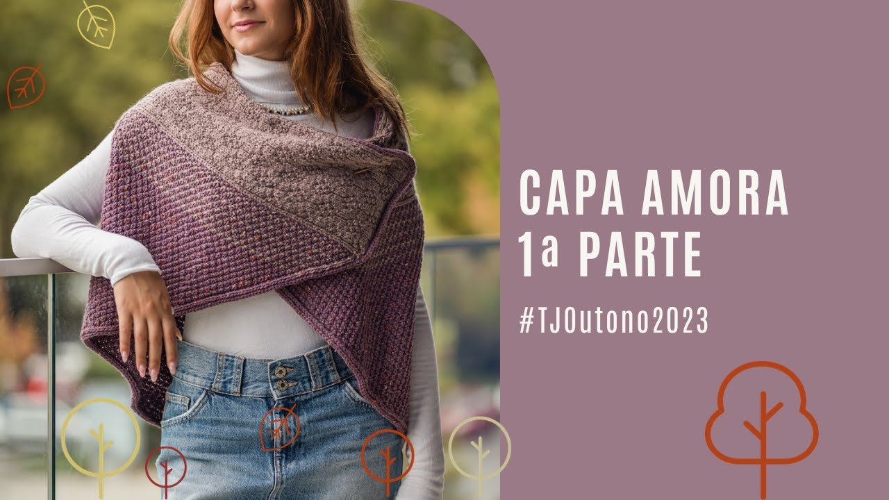 TJ da capa Amora 1ª parte (KAL Amora shrug, 1st video)