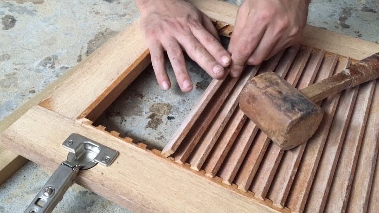 La carpintería.Esta Es La Forma Carpinteros Hacer Gabinetes De Cocina Persianas