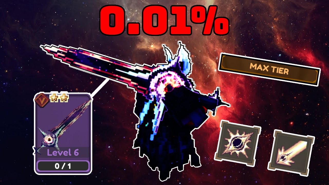 I Upgraded the RAREST Sword in Pixel Blade to MAX Level…
