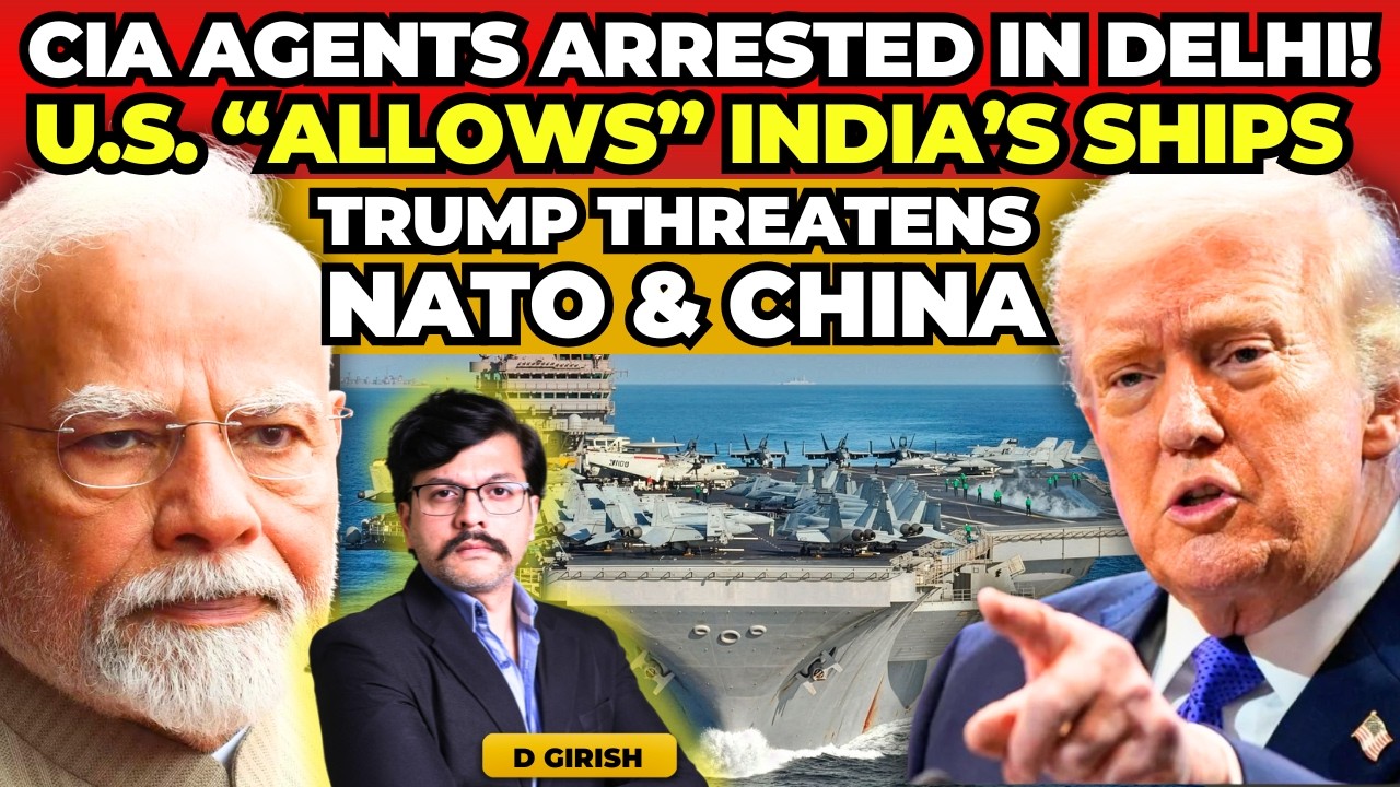 CIA agents ARRESTED in Delhi? | Trump demands NATO, China to join war | Su57 update for India