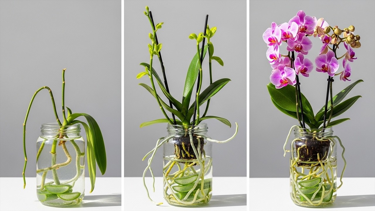 I Saved An Orchid with Just the Crown Left… Look What Happened!