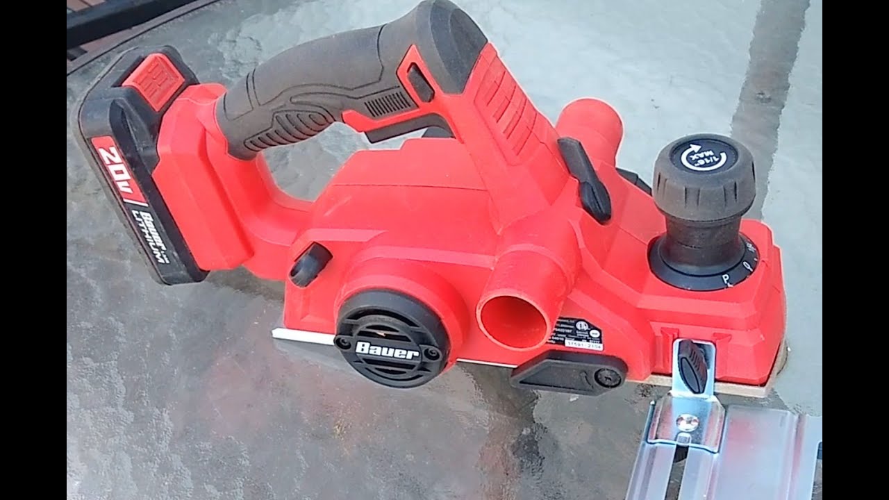 Harbor Freight Bauer 20V Cordless Planer