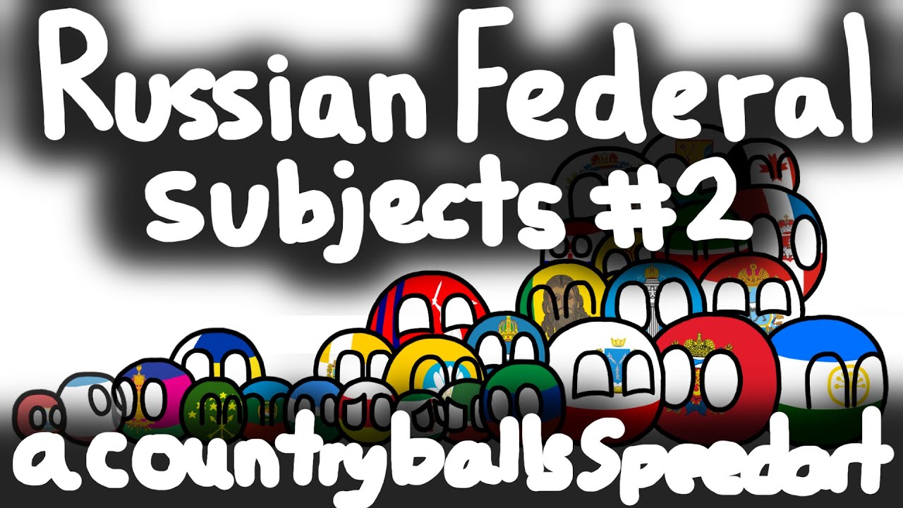 Countryballs Speedart | Russian Federal Subjects #2 | Volga!!