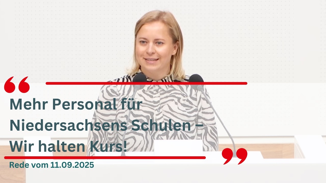 Mehr Personal für Niedersachsens Schulen: 2.460 neue Stellen – Wir halten Kurs!