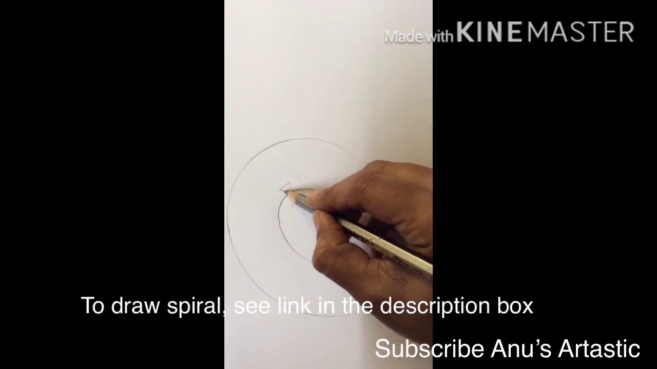 How to draw spiral warli art