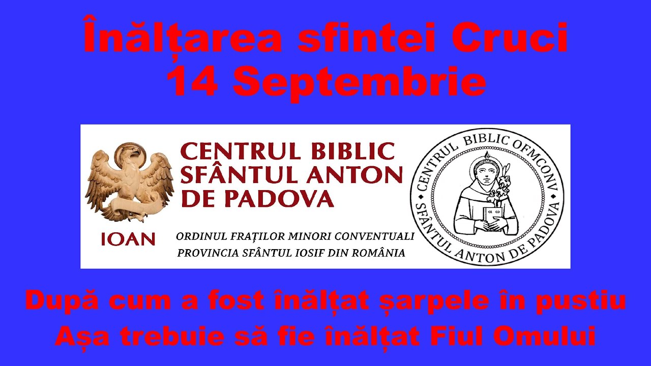 Înălțarea sfintei Cruci - 14 Septembrie
