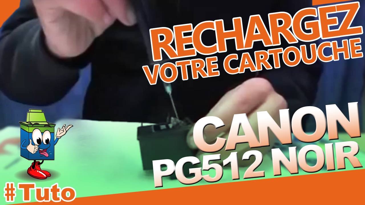 PG-512 Canon Cartouche Noire : Bien Recharger La Cartouche d'Encre