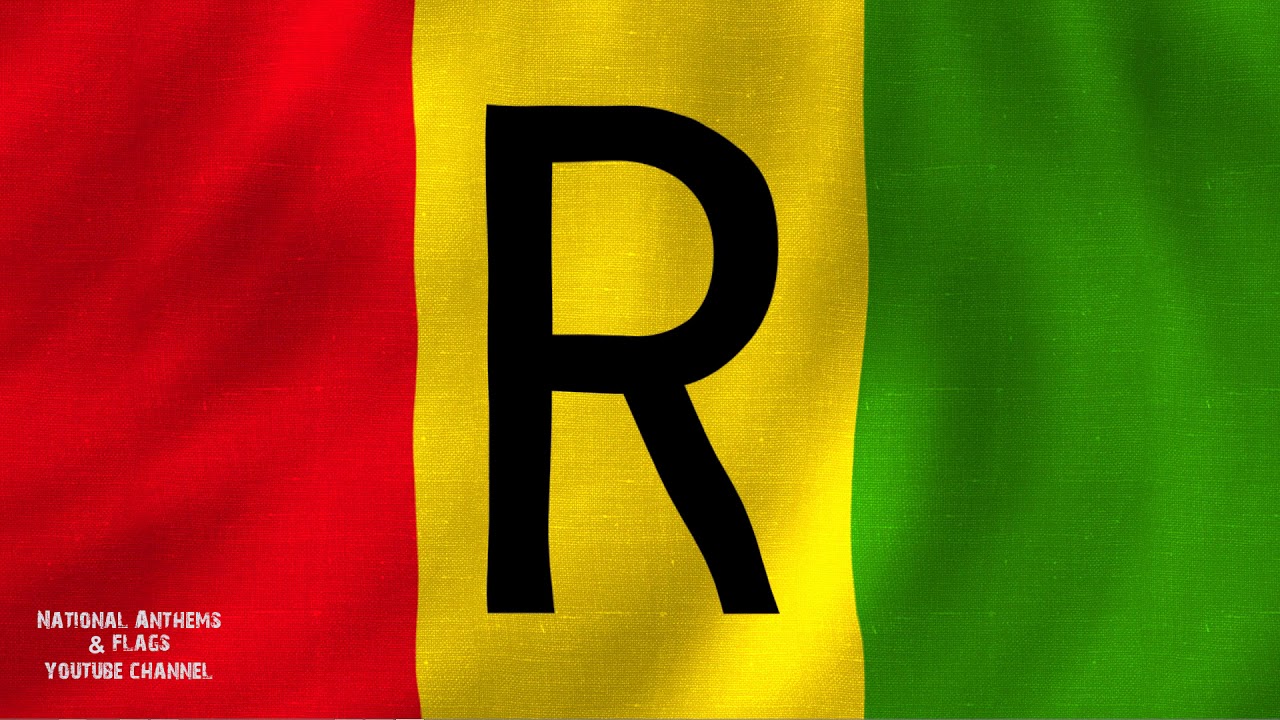 Rwanda (1962-2001) national anthem instrumental with waving