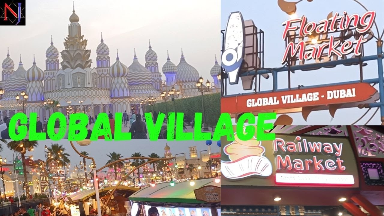 Global Village / The Floating Market & The Railway Market in Global Village /Season 26 /Fire Works
