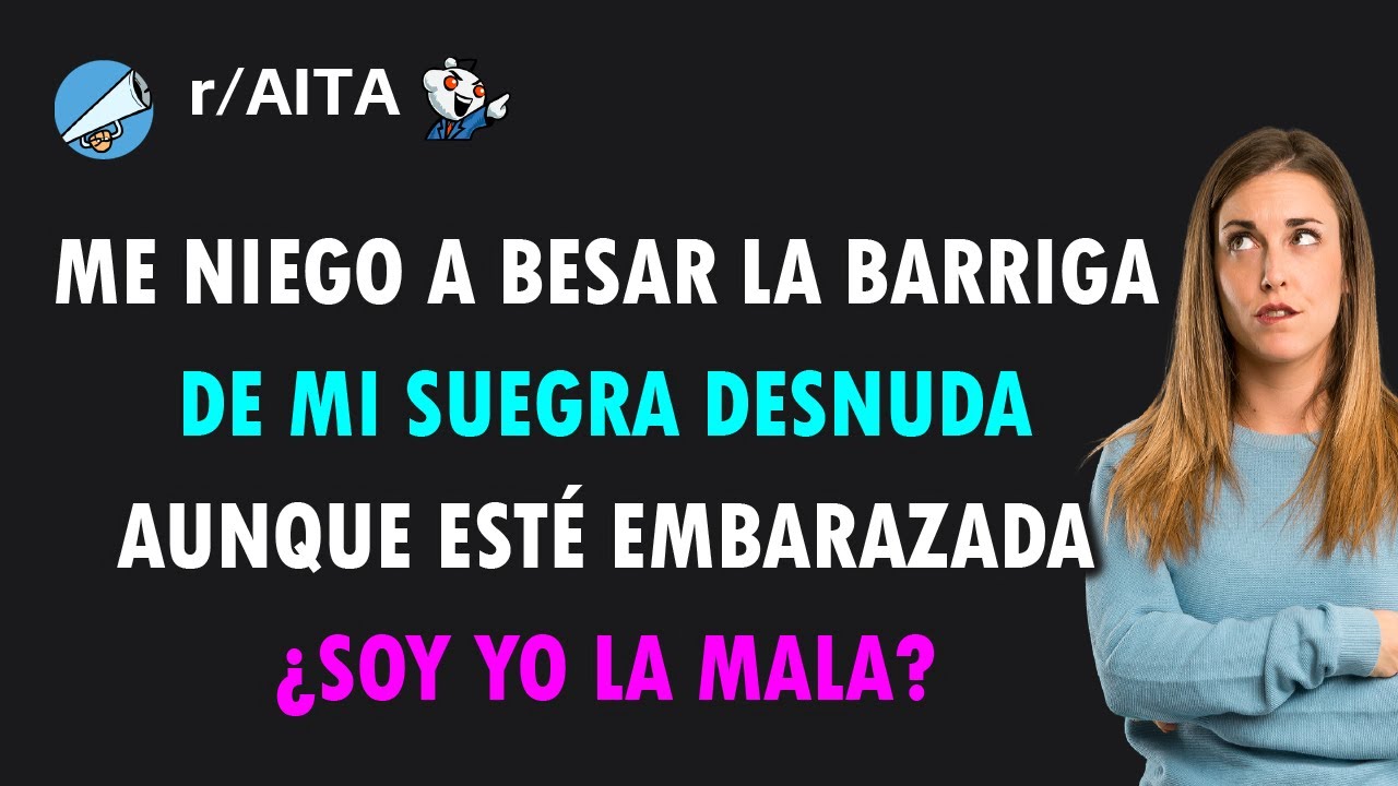 Mi suegra quiere hacer una foto en la que mi marido y yo le besemos su barriga mientras está desnuda