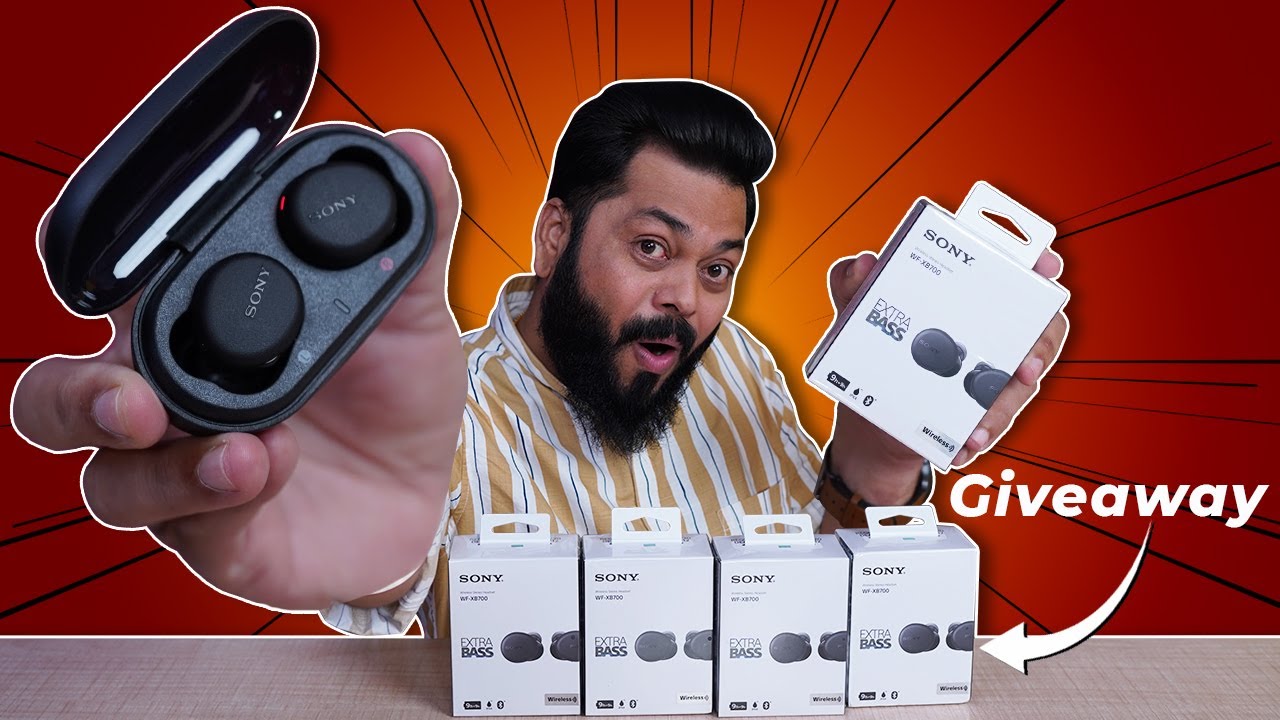 Sony WF-XB700 TWS Earphones Unboxing, First Impressions & 4X Giveaway⚡⚡⚡It's All About EXTRAAA BASS