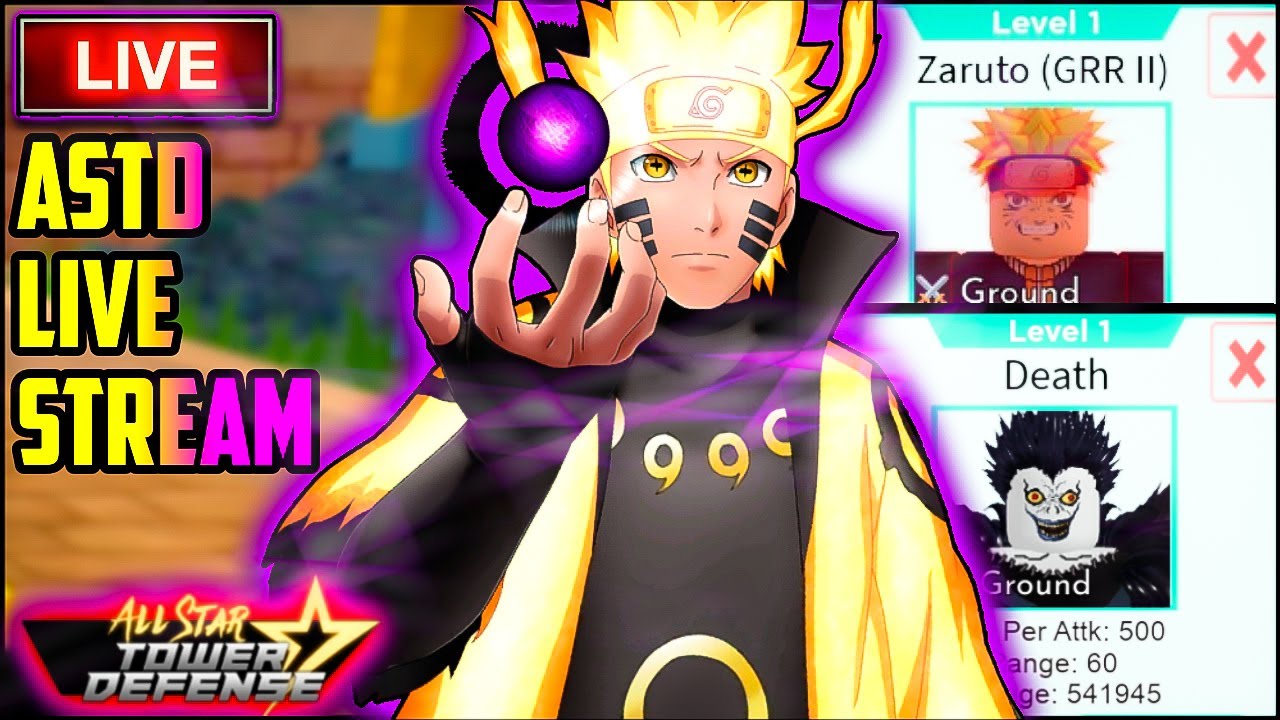 NEW ASTD UPDATE & ALL SHOWCASES LIVE STREAM!....All Star Tower Defense (Roblox)