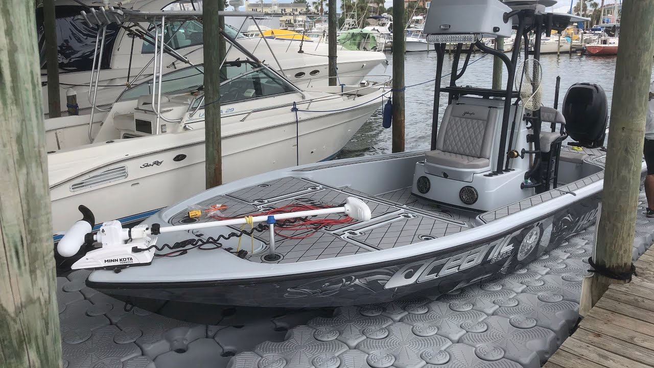Floating Dock install for our 24Ft Yellowfin