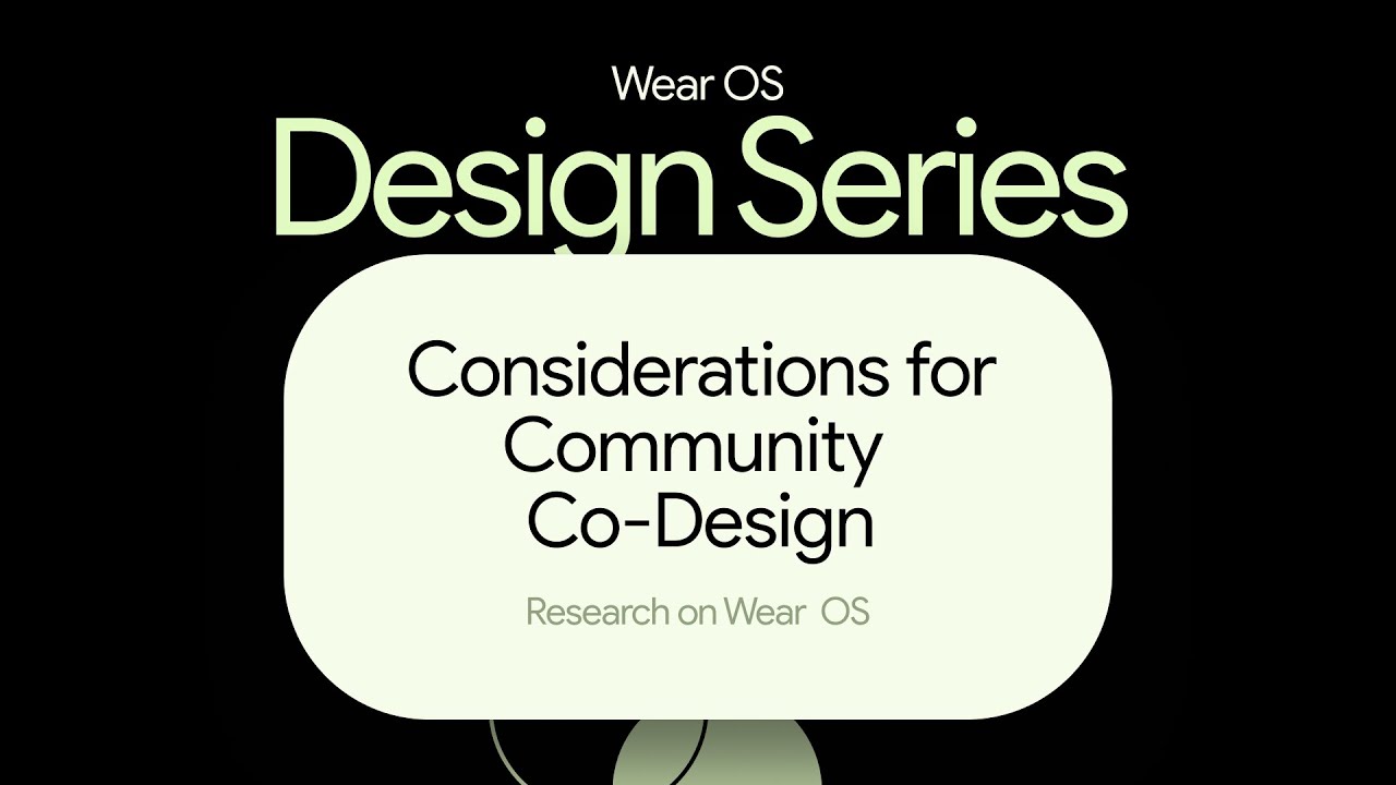 Considerations for Community Co-Design