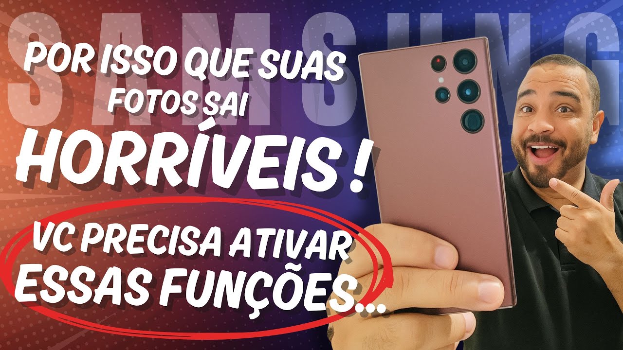 É só ATIVAR essas FUNÇÕES pra tiras FOTOS  PROFISSIONAIS com seu SAMSUNG OneUI 7 e OneUI8