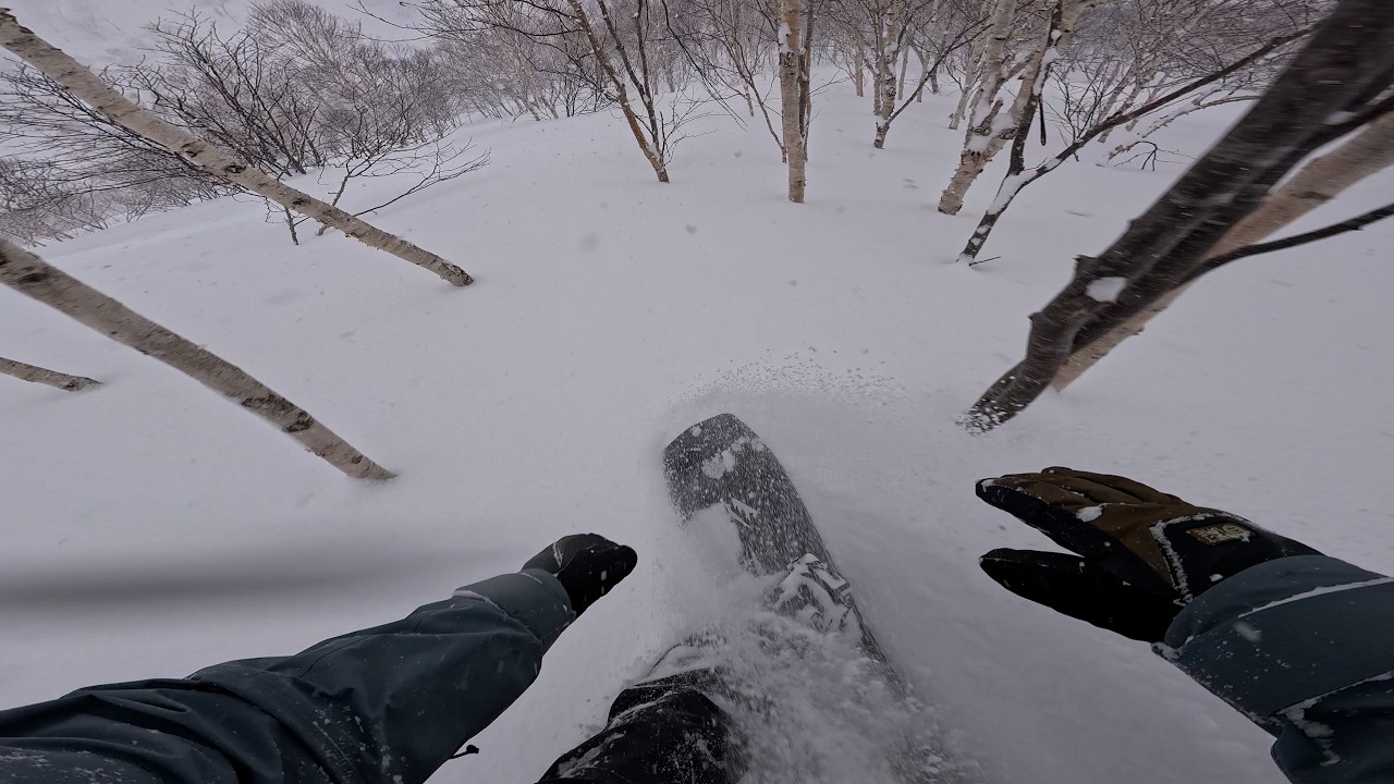 Japan Snowboarding Niseko RAW run 2026