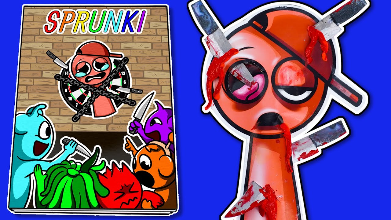Making INCREDIBOX SPRUNKI Game Book 📚 (➕ Sprunki Sal Phase 4 Squishy Surgery) DIY 소닉 테이프