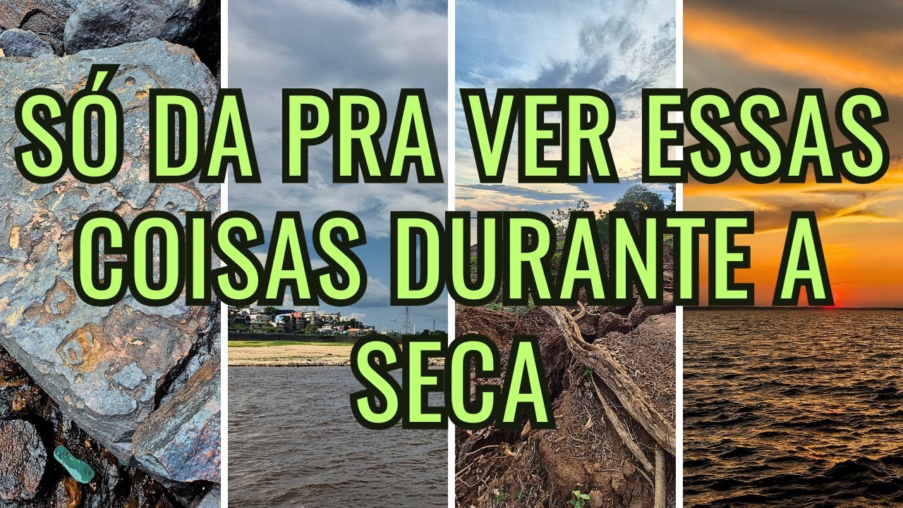 UM DESCASO COM A ORLA DA CIDADE DE MANAUS, SECA REVELA MUITO LIXO E ARTEFATOS ARQUEOLÓGICOS.