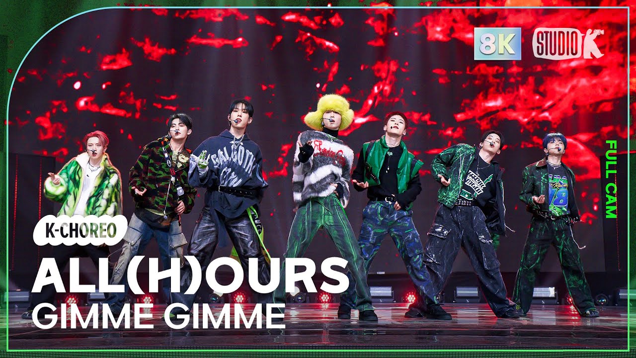 [K-Choreo 8K] 올아워즈 직캠 'GIMME GIMME' (ALL(H)OURS Choreography) @MusicBank 250207