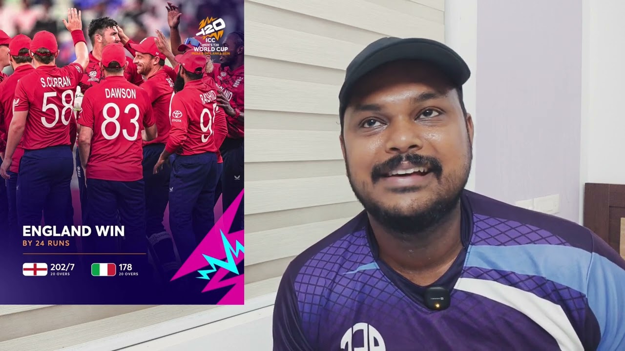ഇറ്റലി വന്നത് ചുമ്മാതെ അങ്ങ് പോകാൻ അല്ലടാ ഉവ്വേ | England vs Italy | ICC T20 world cup 2026