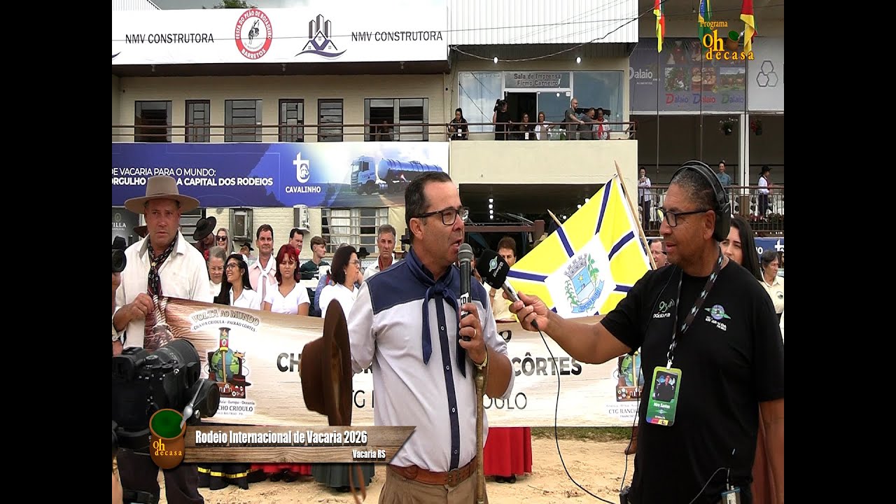 Rodeio Internacional de Vacaria Abertura oficial Luiz Marenco
