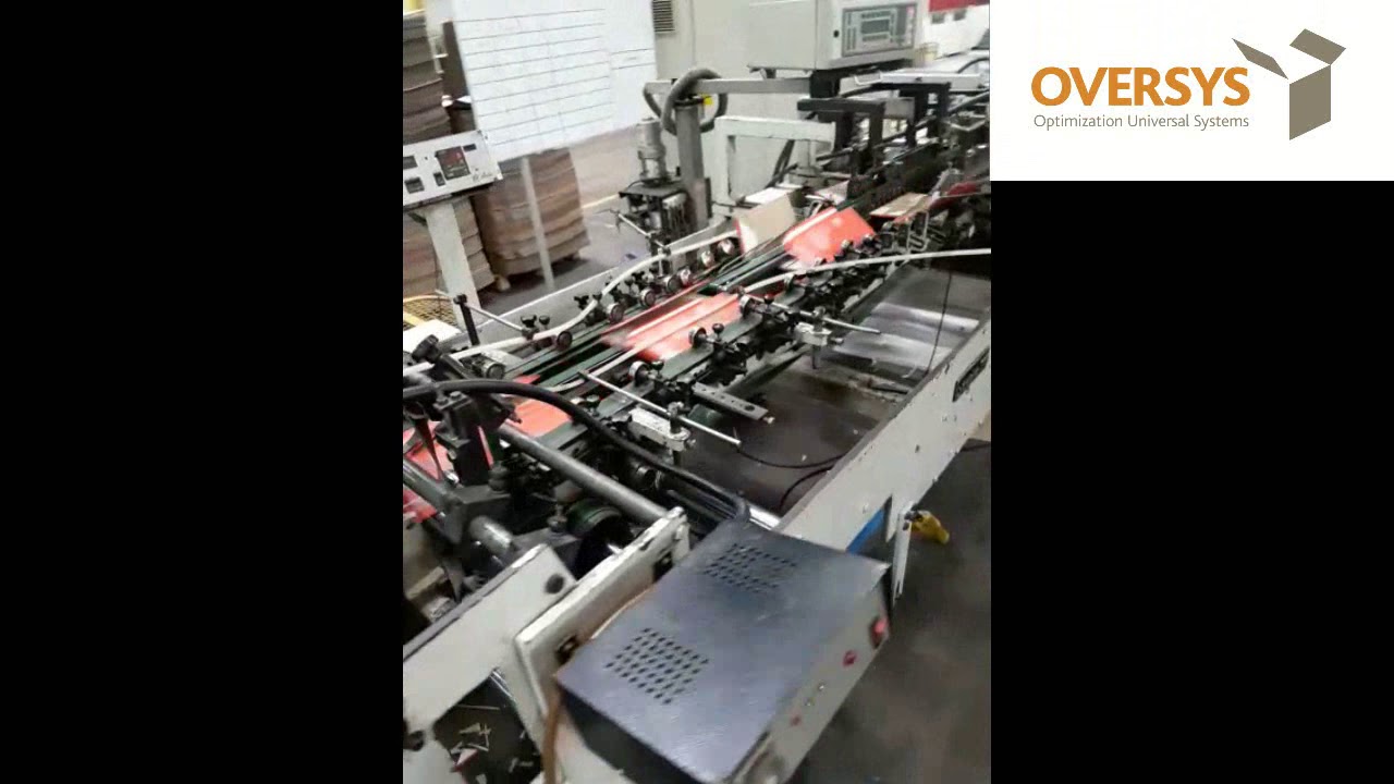 VIDEO OVERSYS U53460320 GRASSI STUDIO 110 SPECIALTY FOLDER GLUER