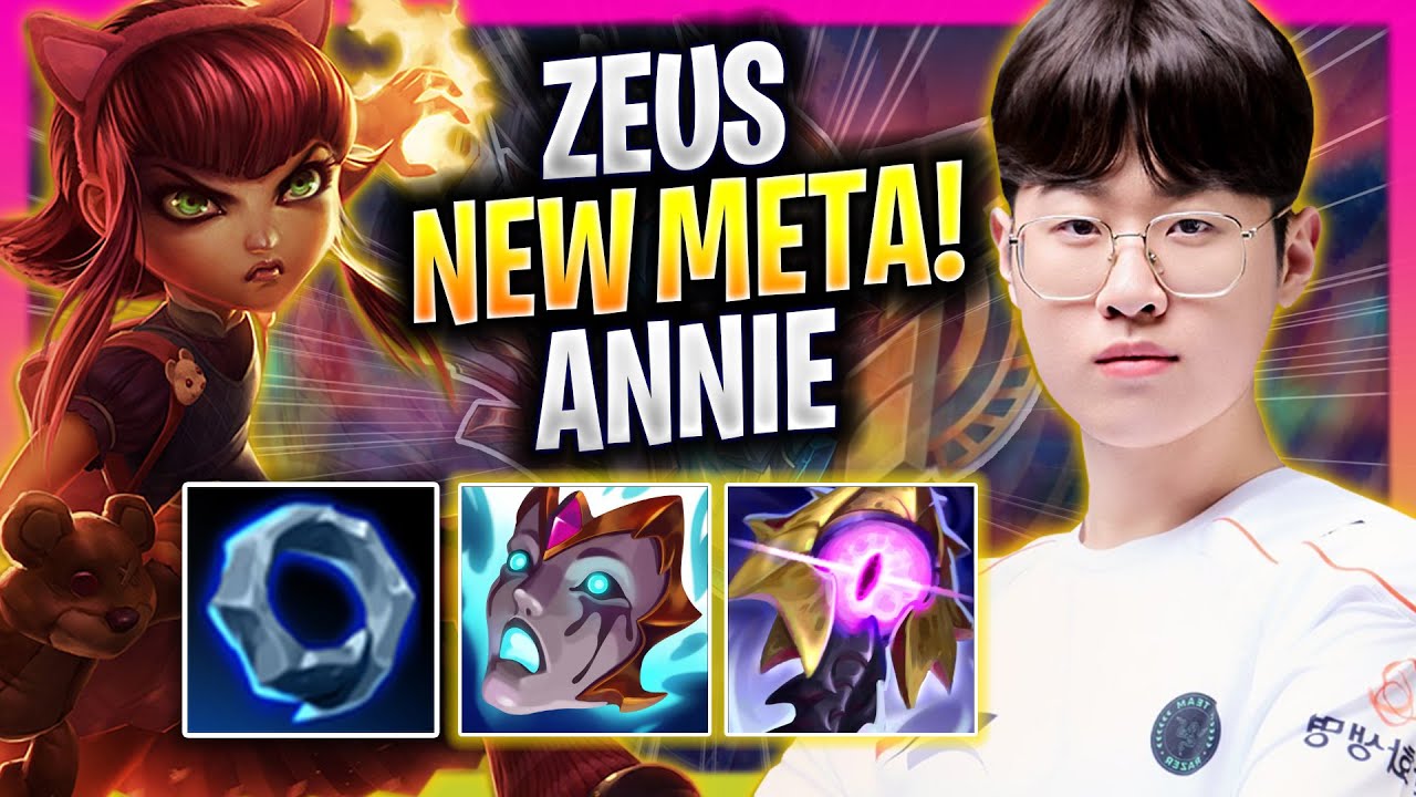ZEUS CRAZY NEW META ANNIE TOP! - HLE Zeus Plays Annie TOP vs Kennen! | Season 2025