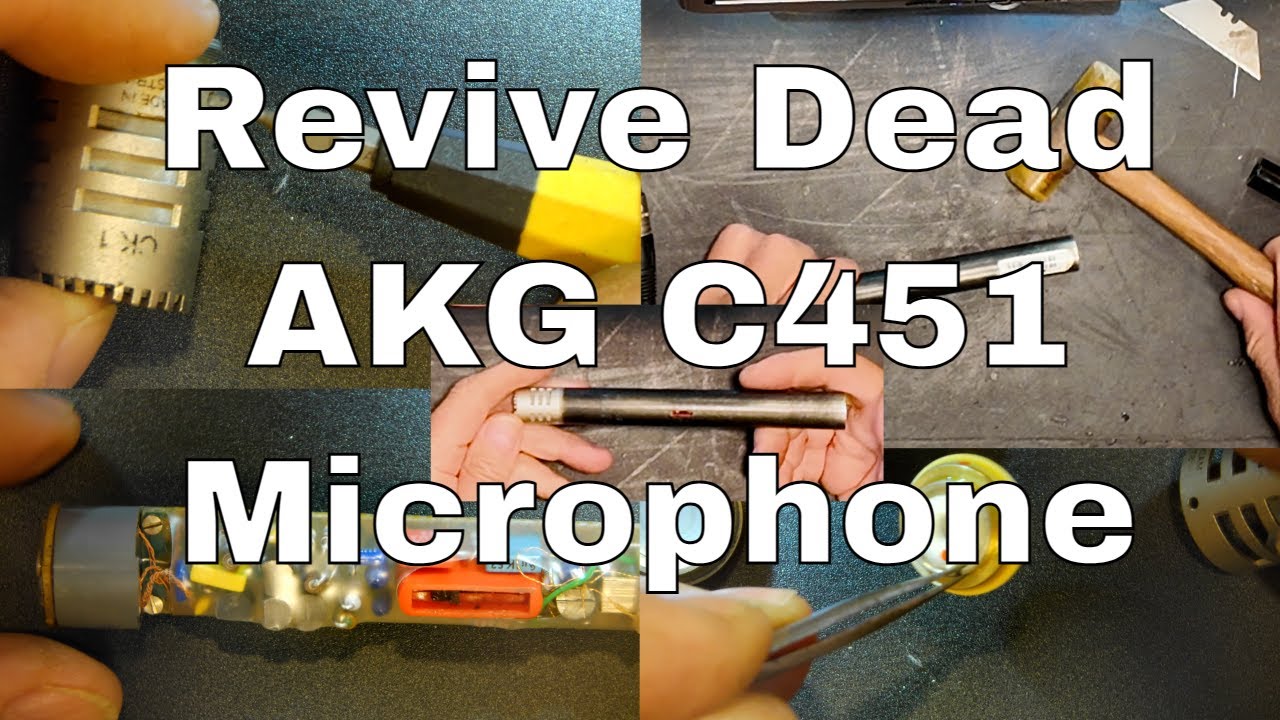 AKG C451 Mic Teardown & Repair