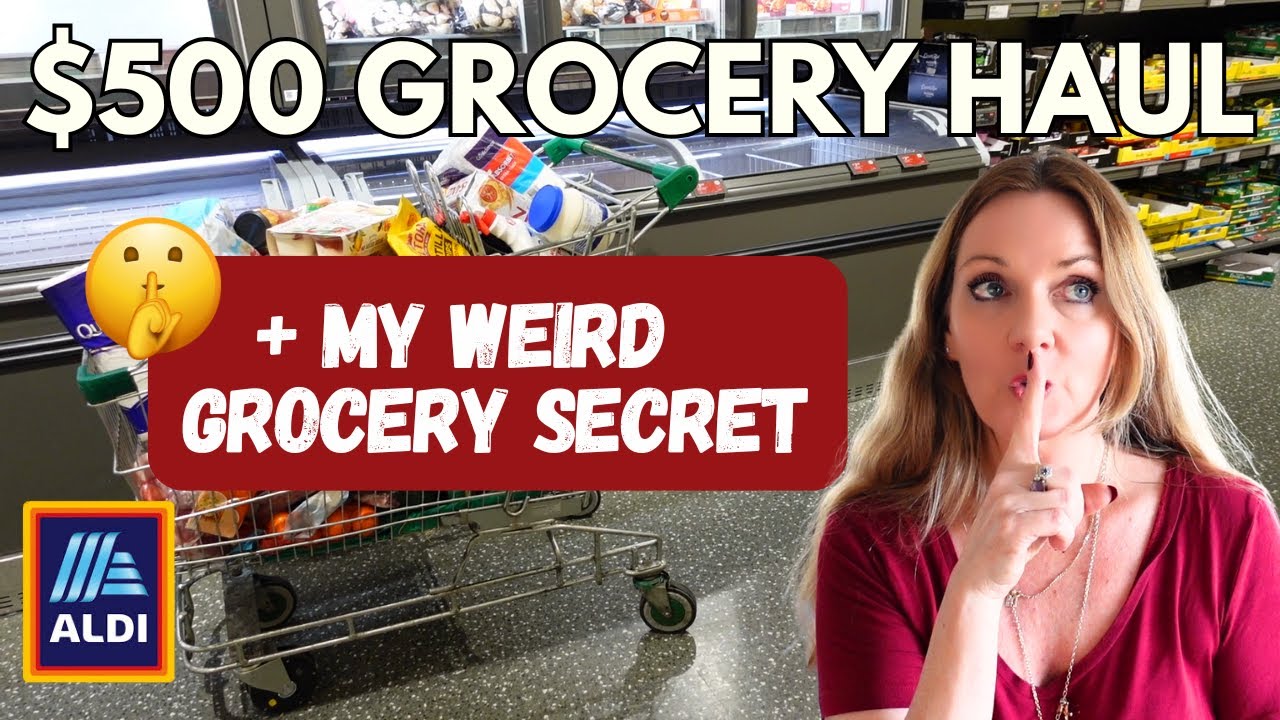 🛒 ALDI – Massive $500 Weekly Grocery Haul | Shop With Me