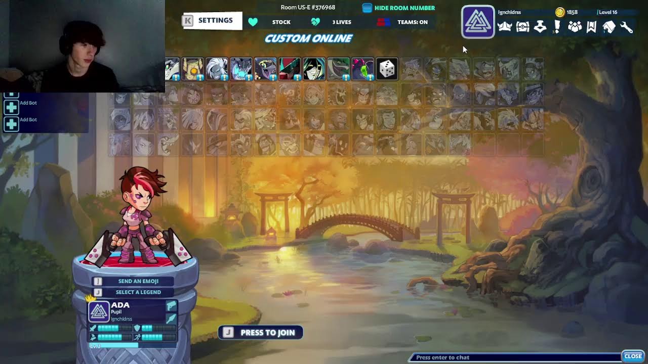 LIVE PC Stream Brawlhalla?