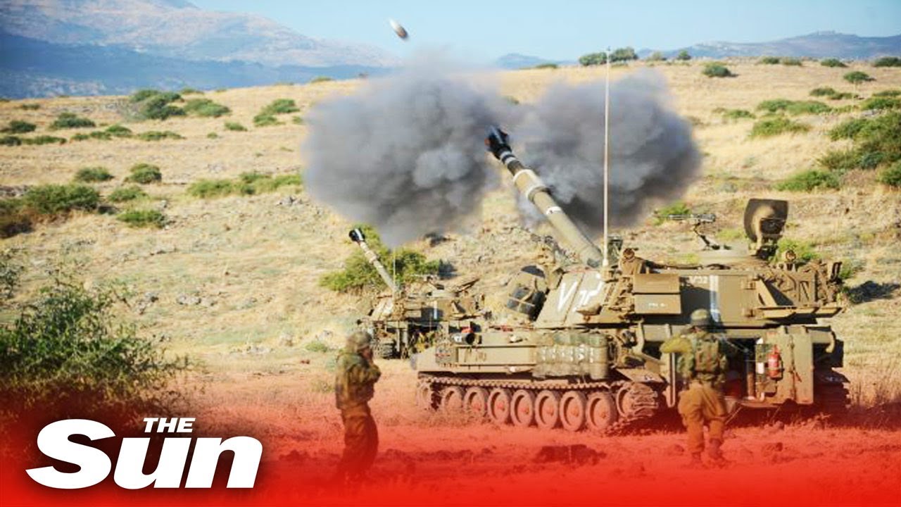 Israeli artillery continue bombing Gaza strip targets in ground attack