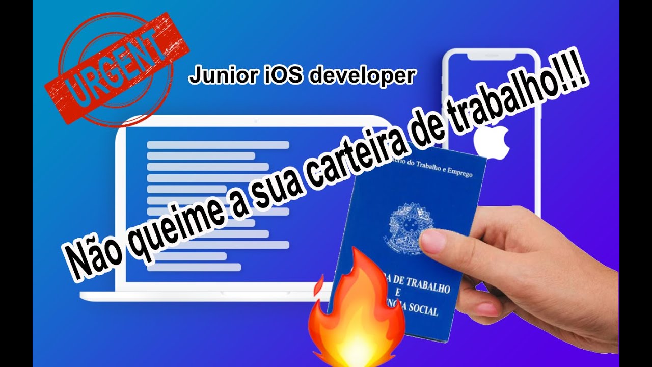 Não queime a sua carteira de trabalho!!!