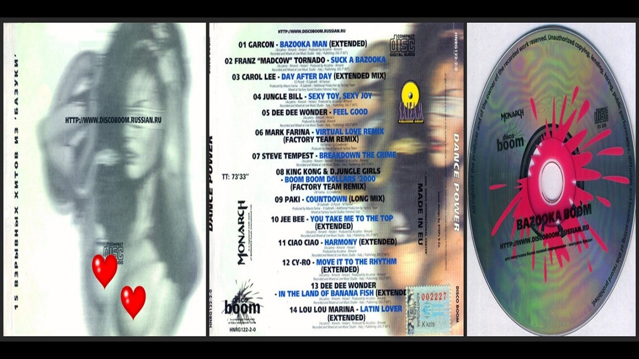 Carol Lee ‎– Day After Day (Extended Mix) (From CD, Compilation Bazooka Boom - Dance Power – 2000)