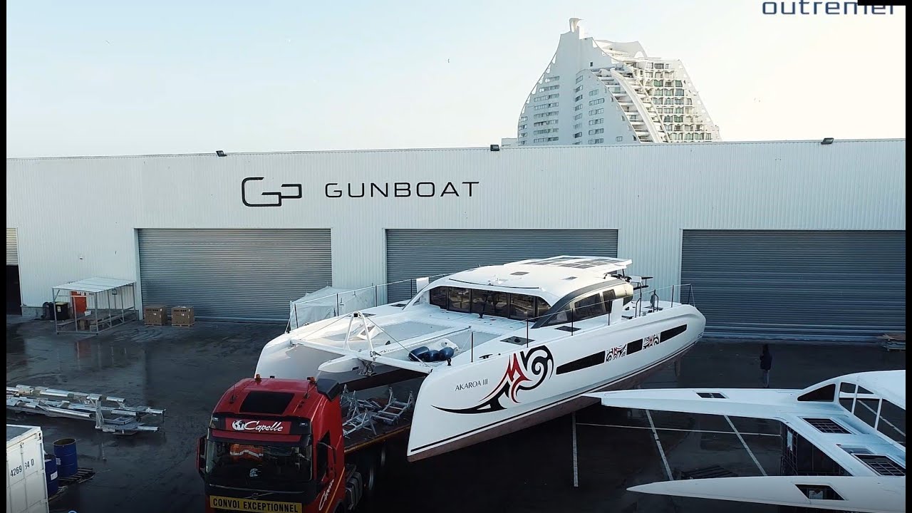 Launching Outremer 55' Akaroa