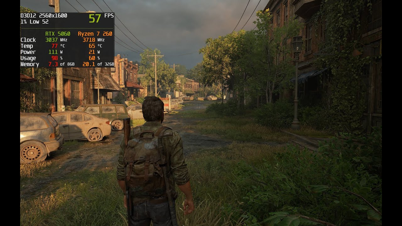 The Last of Us Part I - Legion 5 (RTX 5060 + Ryzen 7 260) | DLSS 4.5 (High Settings)