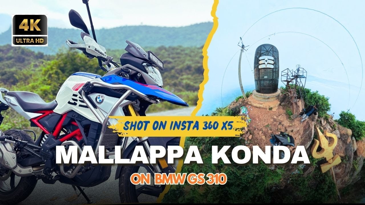Mallappakonda ride on BMW GS | Shot on Insta 360 X 5 4K Immersive Experience