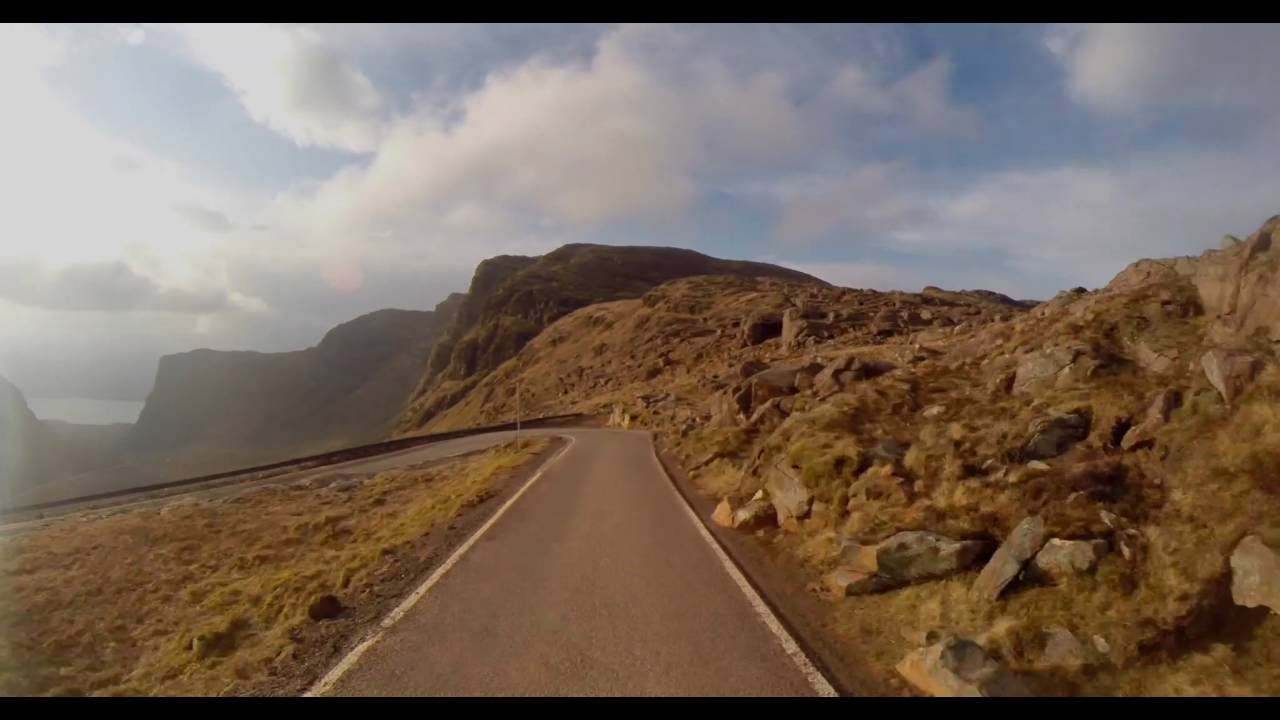 Driving the notorious 2,054ft 'Bealach na Ba' (Pass of the Cattle) - 1080p