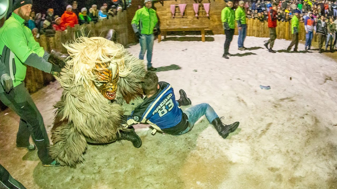 Tischziachn in Ainet 2016 Krampus gross Osttirol