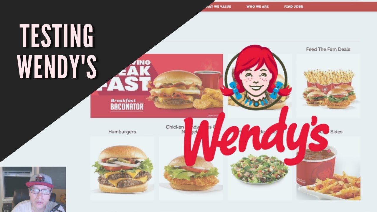 Тестирование сайта Wendy's | Исследовательское тестирование | Контроль качества