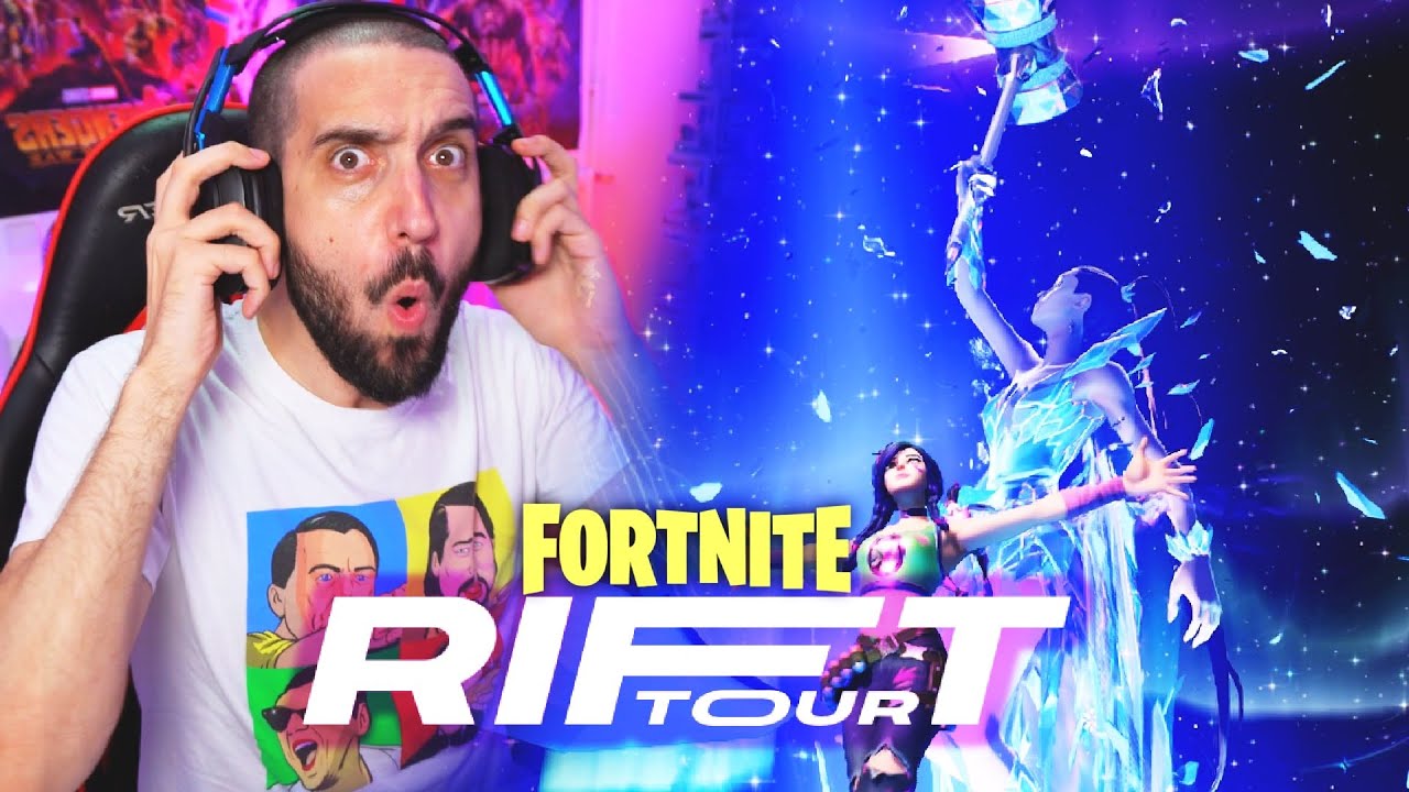 REACCIONANDO al EVENTO de ARIANA GRANDE *RIFT TOUR* en Fortnite - adreplays