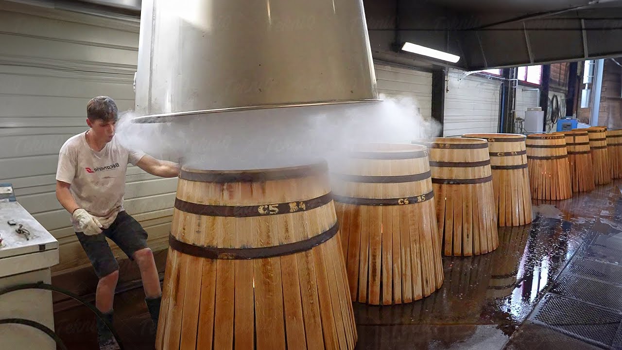 Amazing Way they Produce Gigantic Wine Barrels in France
