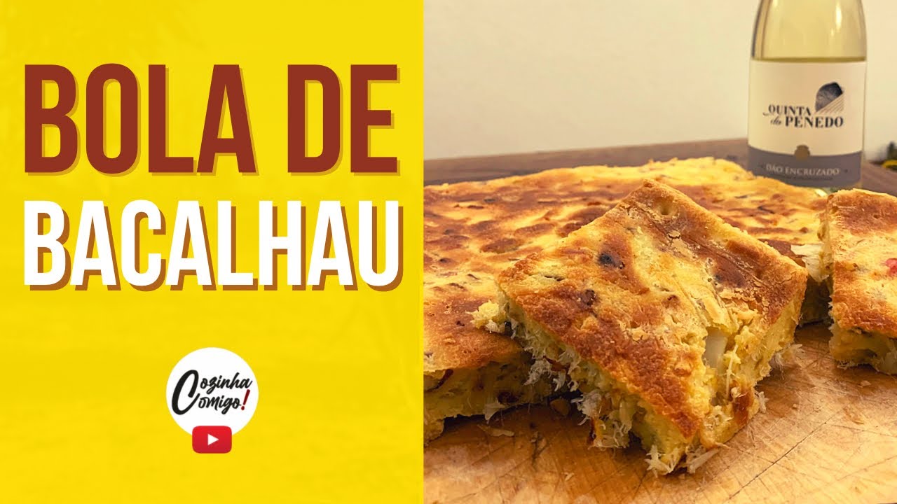 BOLA DE BACALHAU - FOFA E MUITO DELICIOSA!!!