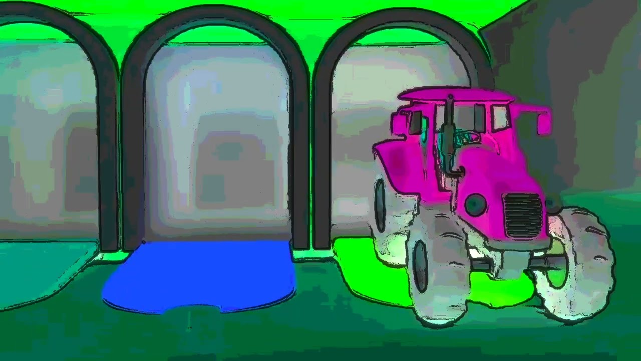 Hickory dickory duck trucktor version!fun nursery rhyme for kids lala fun